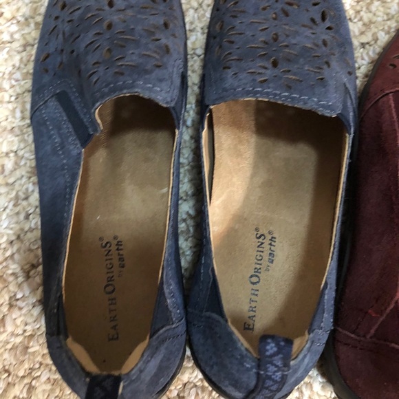 Earth Origins Leather Upper Suede Cutouts - Picture 6 of 7